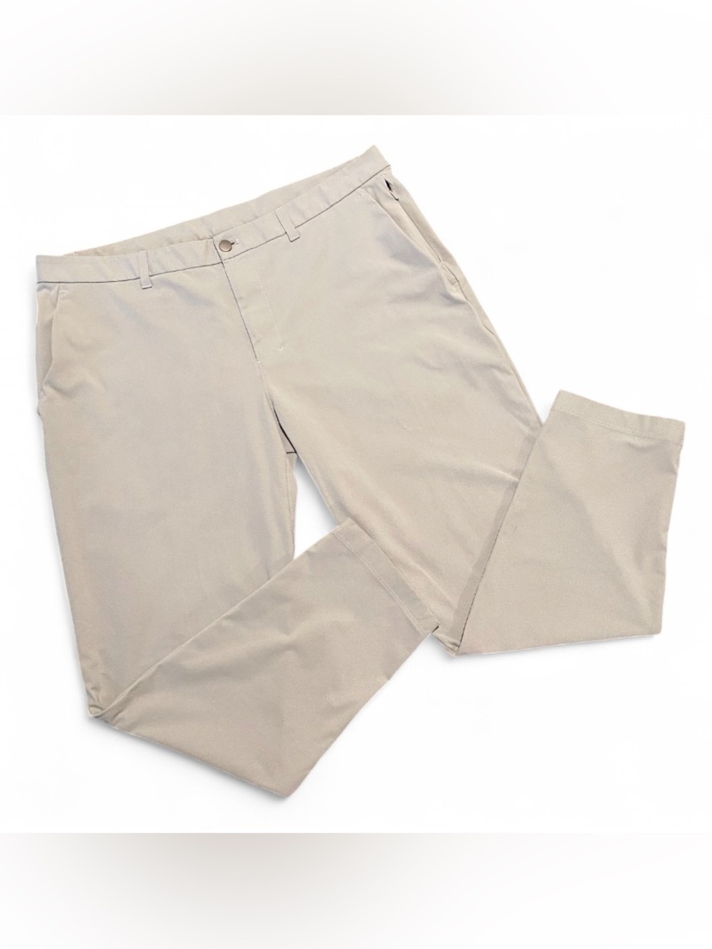 Lululemon Sz 40 Light Gray ABC Pant Slim *Warpstreme 32"